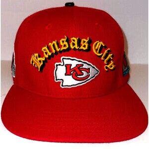 Kansas City Chiefs Superbowl Logo Snapback Hat Pro Standard Red